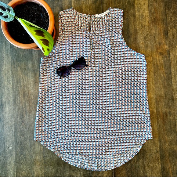 [EUC] Violet + Claire - Medium - Women’s Sleevless Blouse - Colorful Print - Picture 3 of 9